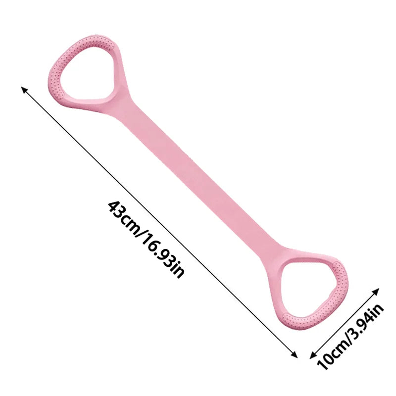 8-Shaped Stretcher for Home Fitness, Back Shaping,Elastic Band with Open Shoulder and Back Stretching Band for Shoulder Exercise