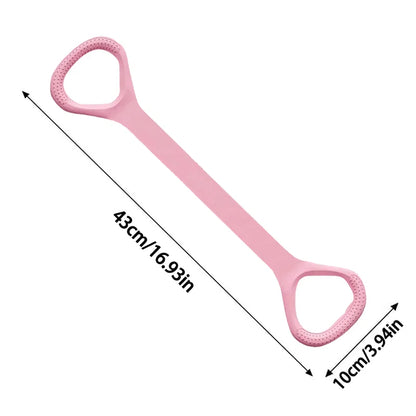 8-Shaped Stretcher for Home Fitness, Back Shaping,Elastic Band with Open Shoulder and Back Stretching Band for Shoulder Exercise