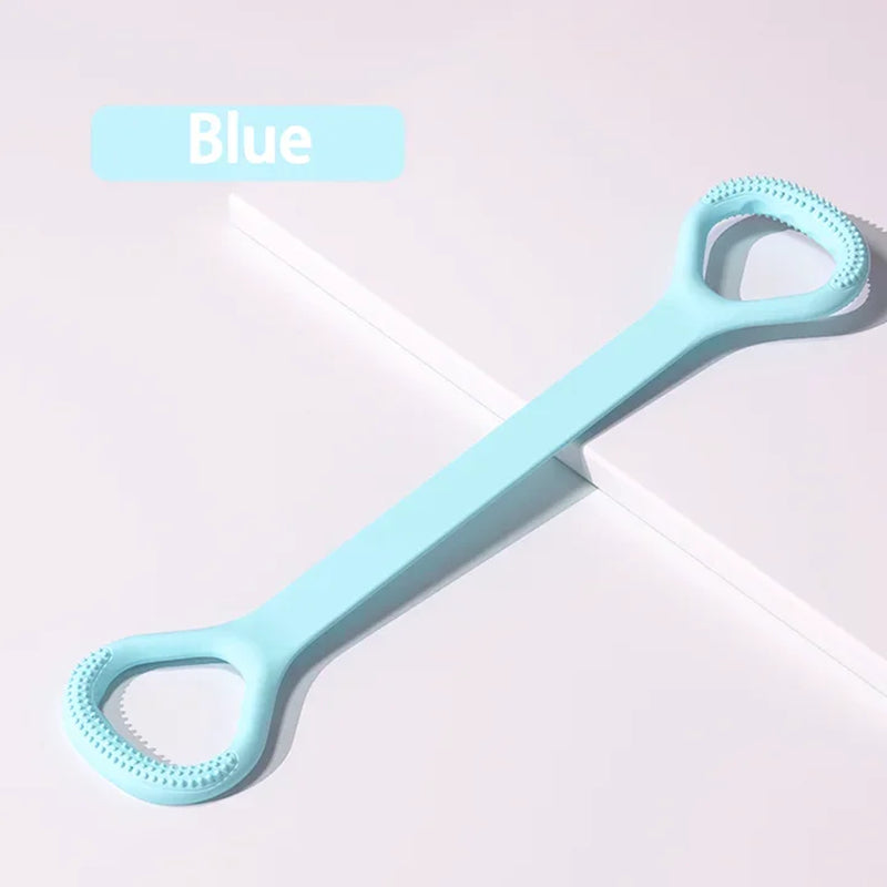 8-Shaped Stretcher for Home Fitness, Back Shaping,Elastic Band with Open Shoulder and Back Stretching Band for Shoulder Exercise