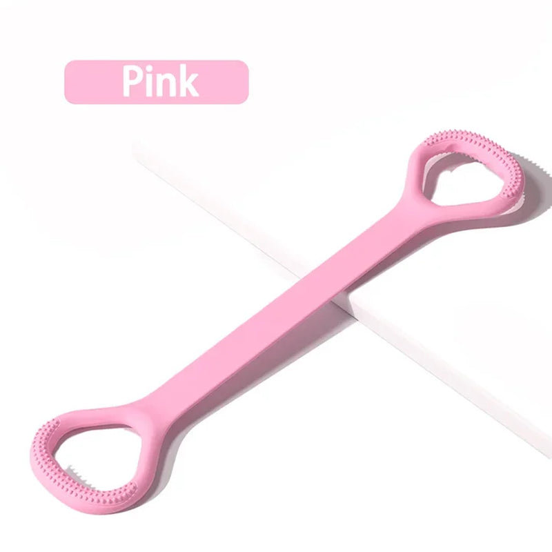 8-Shaped Stretcher for Home Fitness, Back Shaping,Elastic Band with Open Shoulder and Back Stretching Band for Shoulder Exercise